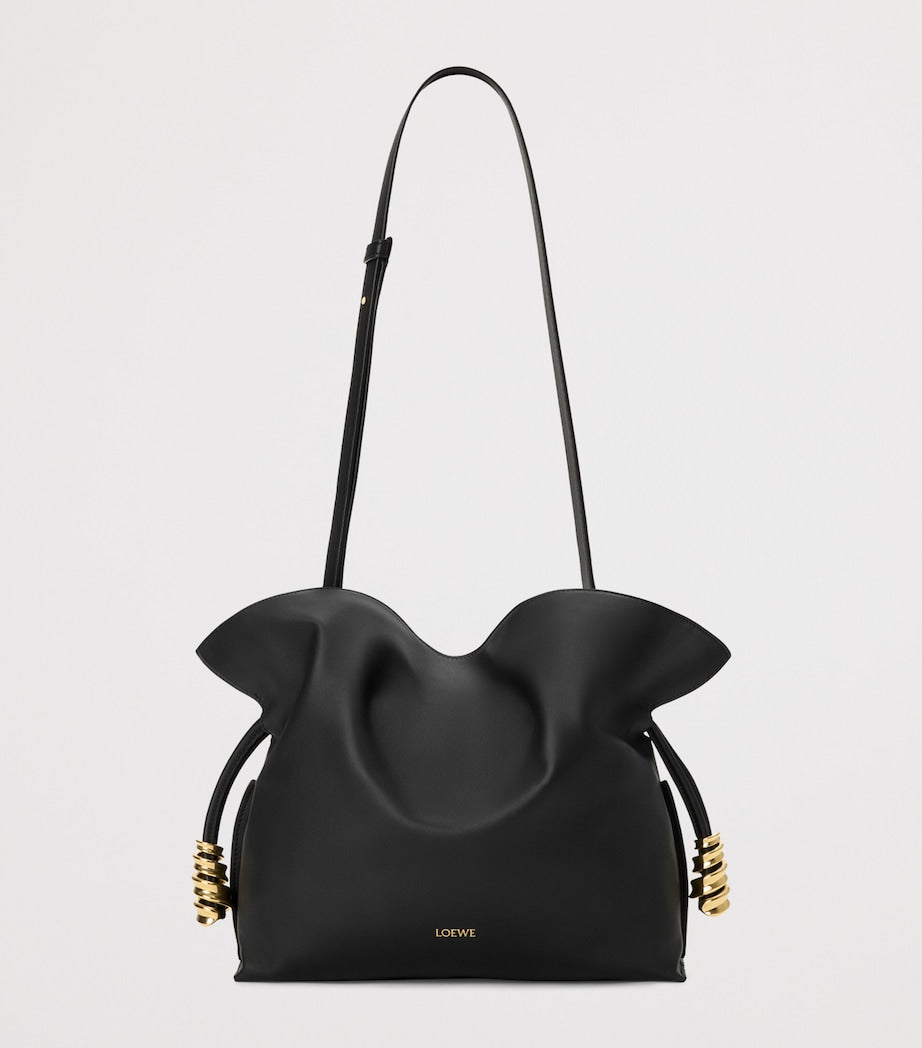 LOEWE medium leather Flamenco clutch bag (British brand)