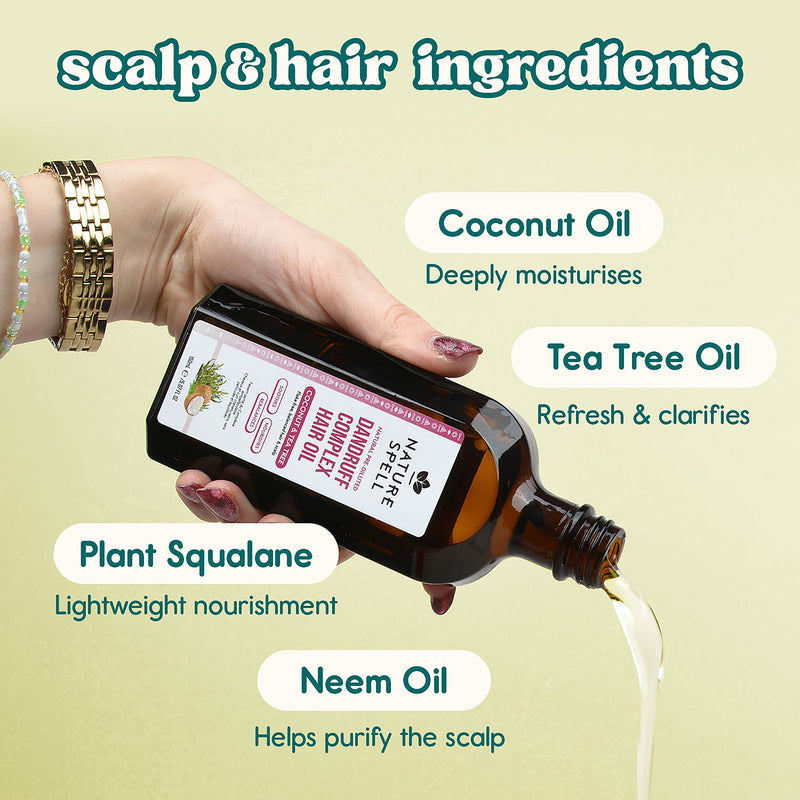 Nature Spell Coconut Tea Tree Hair Oil 150ml - British product