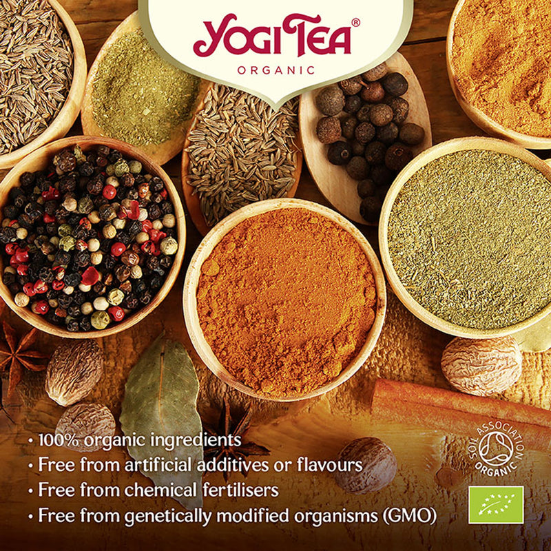 Organic Ayurvedic Herbal Digestion Tea 17 Tea Bags