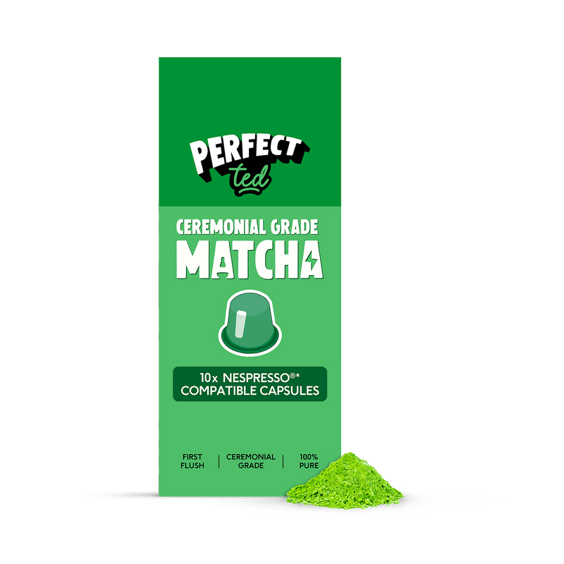 Perfect Ted Matcha Green Tea Powder Pods x10