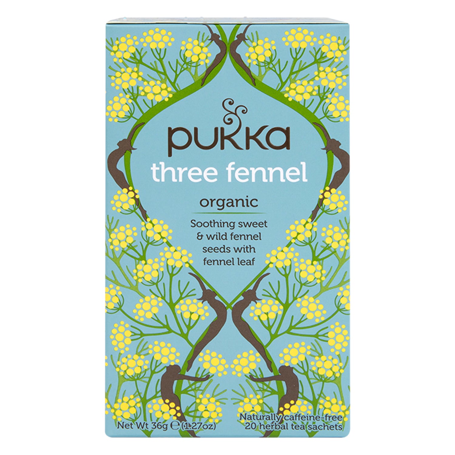 Aromatic Caffeine-Free Fennel Herbal Tea 20 Tea Bags