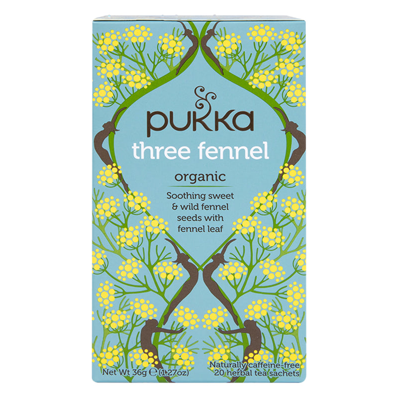 Aromatic Caffeine-Free Fennel Herbal Tea 20 Tea Bags