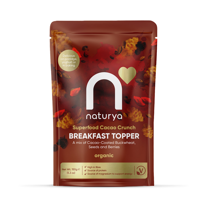 Naturya Organic Superfood Breakfast Boost Cacao Crunch 150g - Seed Crunch
