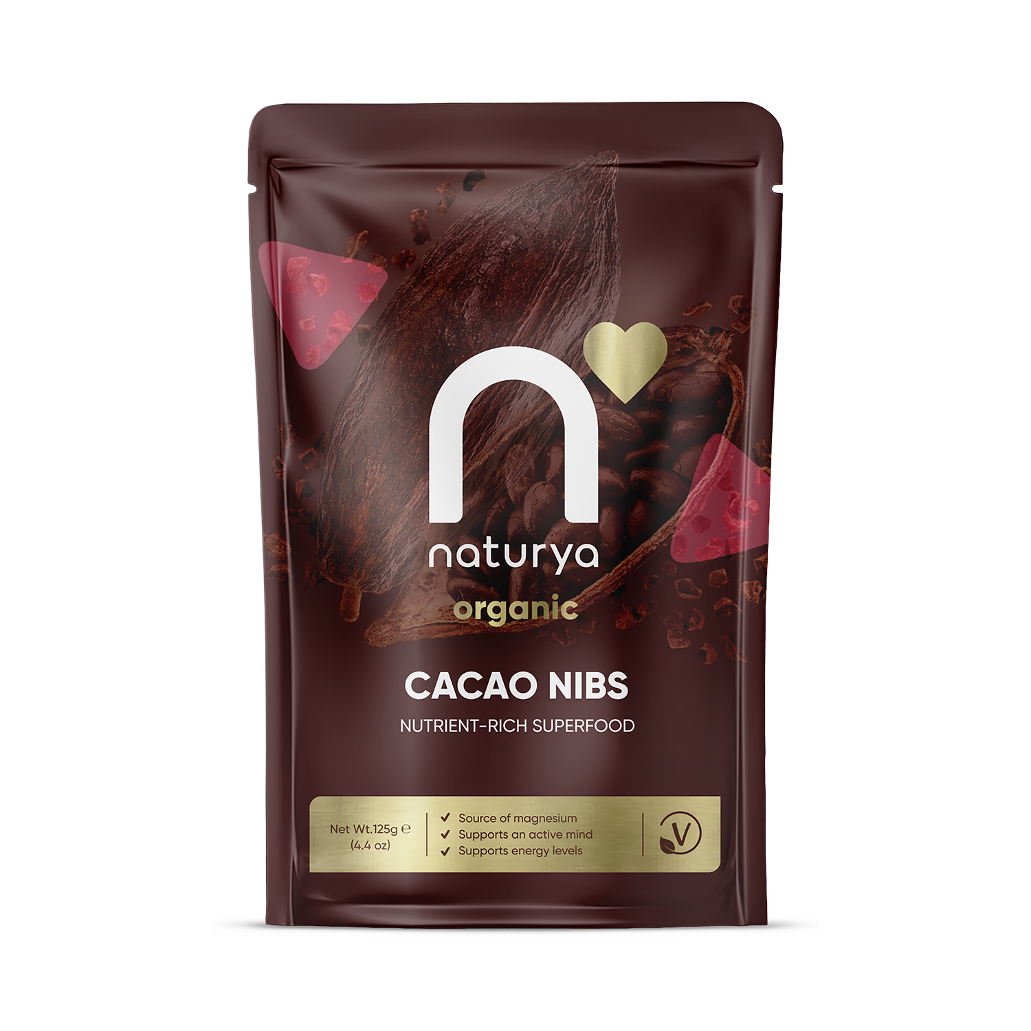 Organic Raw Cacao Nibs 125g