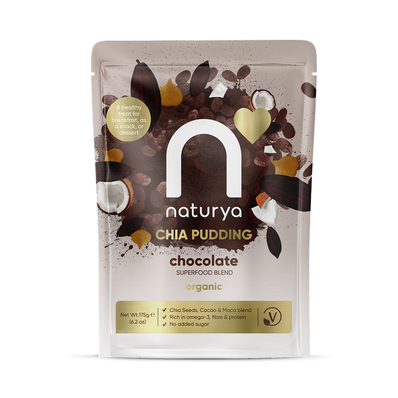 Naturya Chia+ Chocolate Organic 175g - Strawberry