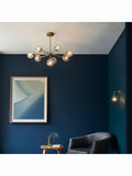 Gallery Home Lexi antique brass wall light, UK version