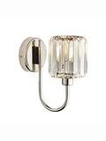 Gallery Home Bright Nickel Hove wall light - British product