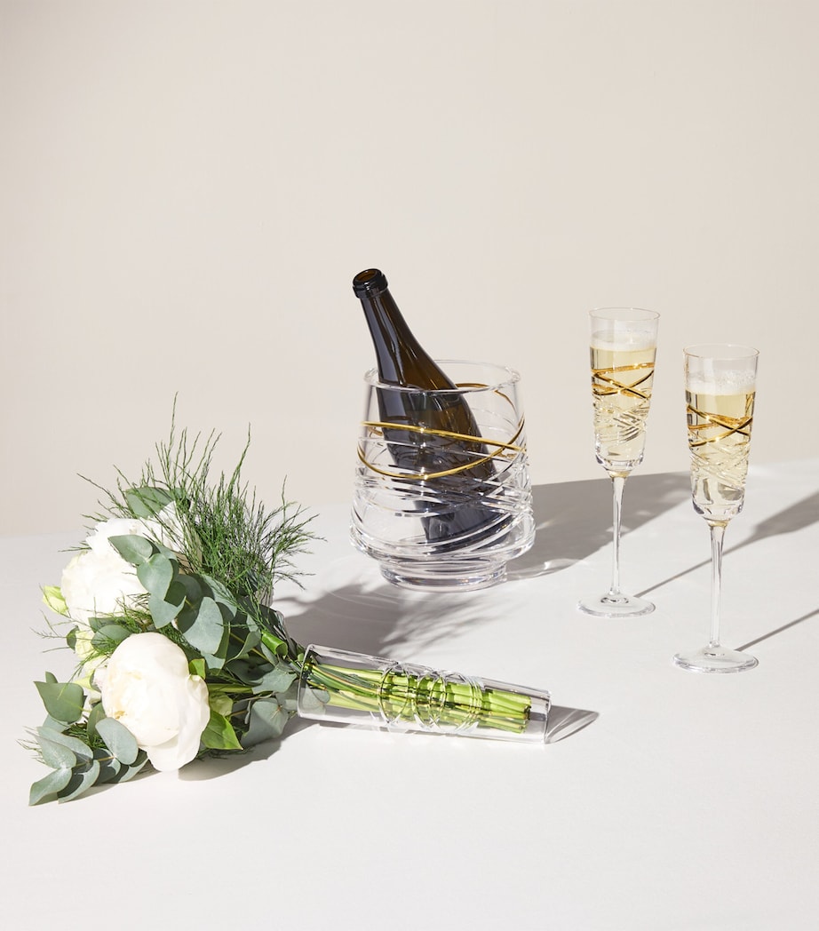 Waterford Glass Mastercraft Aran champagne cooler 19cm (British brand)