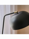 Gallery Home Claire floor lamp with matt black and antique brass finish - British product