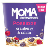 MOMA Cranberry & Raisin Jumbo Oat Porridge Pot Gluten Free   70g GOODS M&S   