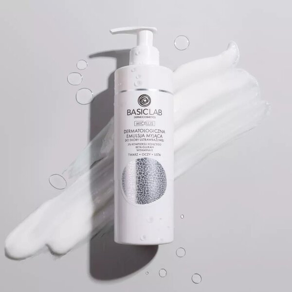BasicLab purifying emulsion ultra sensitive skin 300ml - British product