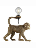 Gallery Home gold capuchin monkey table lamp, British brand