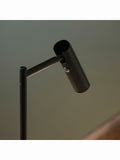 Gallery Home black reader floor lamp with adjustable head - British product