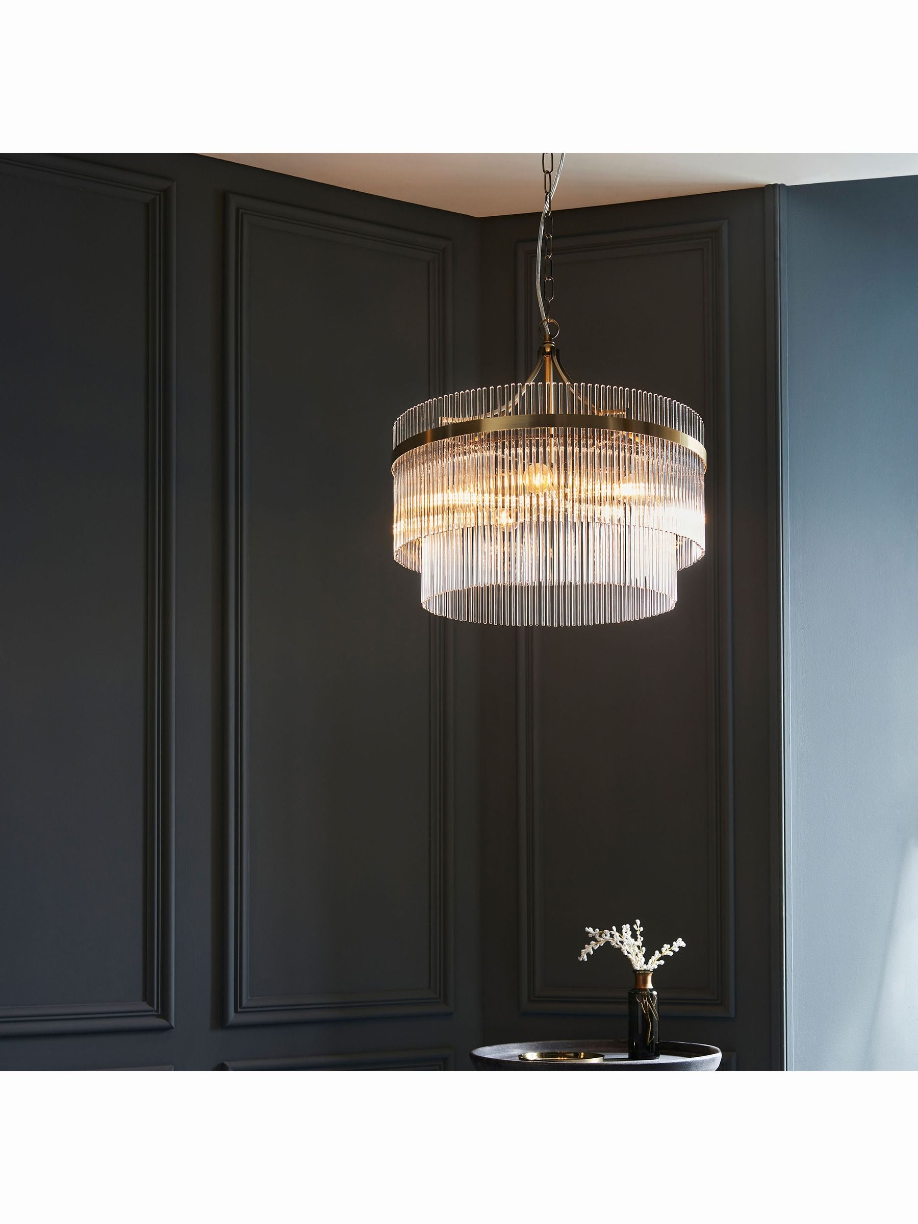 Gallery Home antique brass pendant light - British product