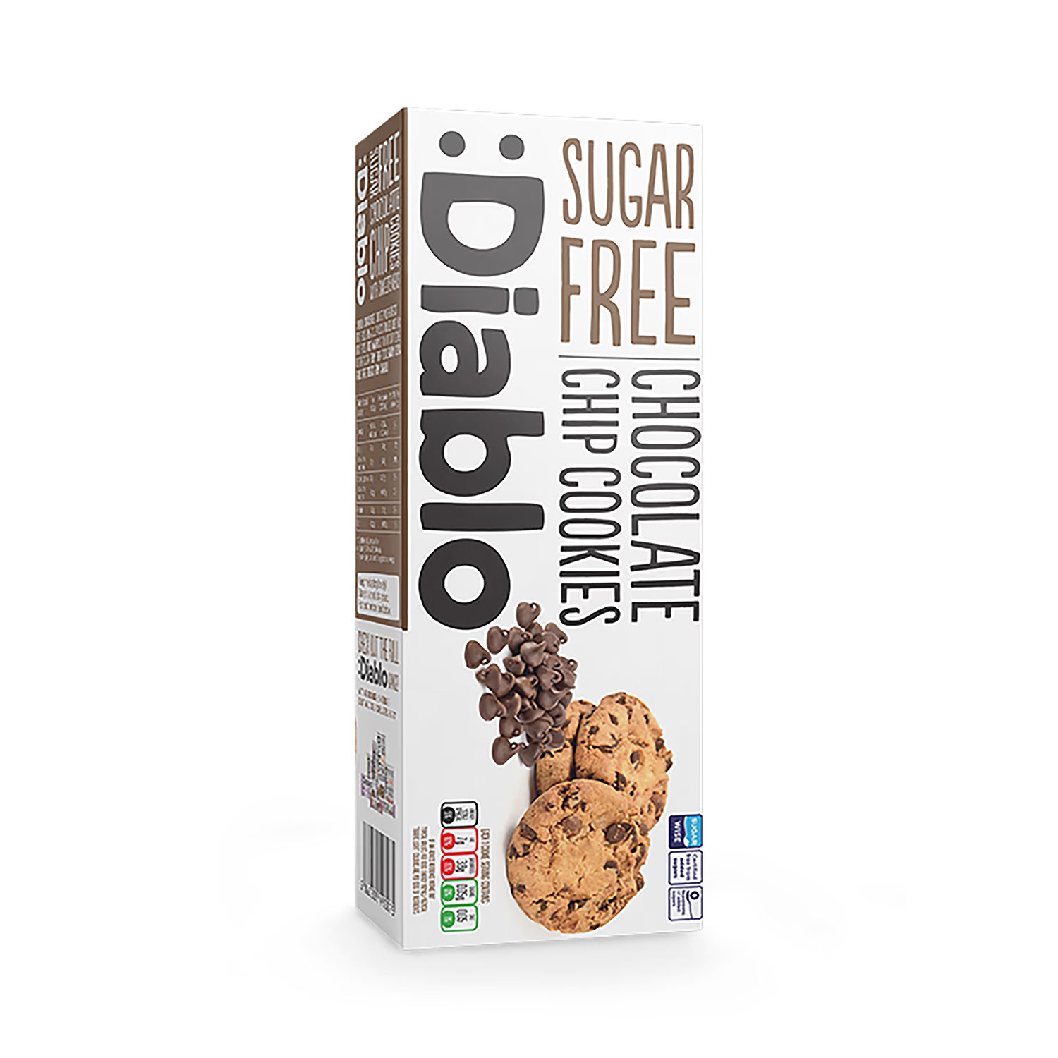 Diablo Sugar Free Chocolate Chip Cookies 130g