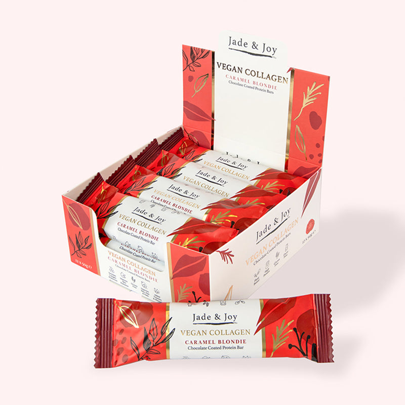 Jade & Joy Caramel Blondie Protein Bar 50g, UK version