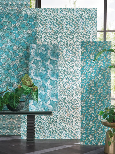 Next Clarke & Clarke William Morris Designs Slate Blush Strawberry Thief Wallpaper 10.05M- Buy online at McGrocer