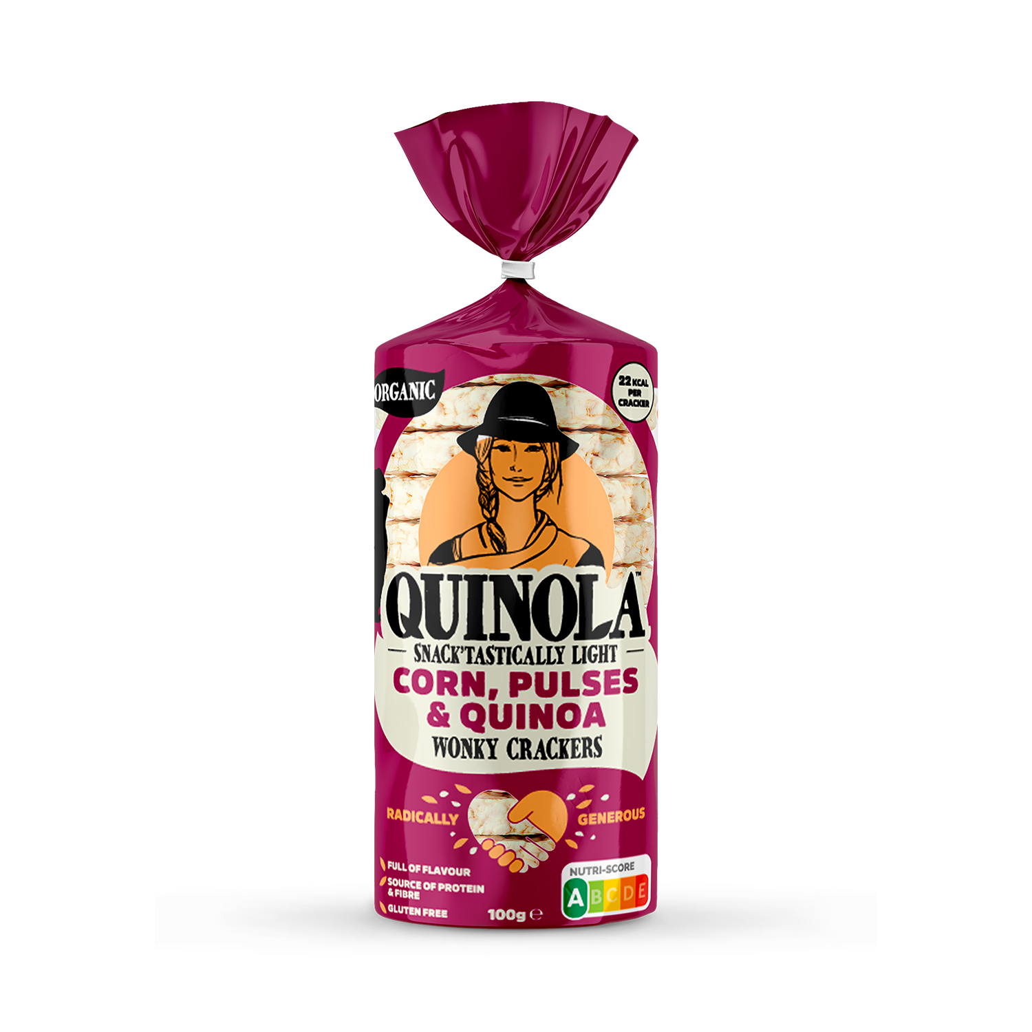 Quinola Organic Pulses & Quinoa Cakes 100g