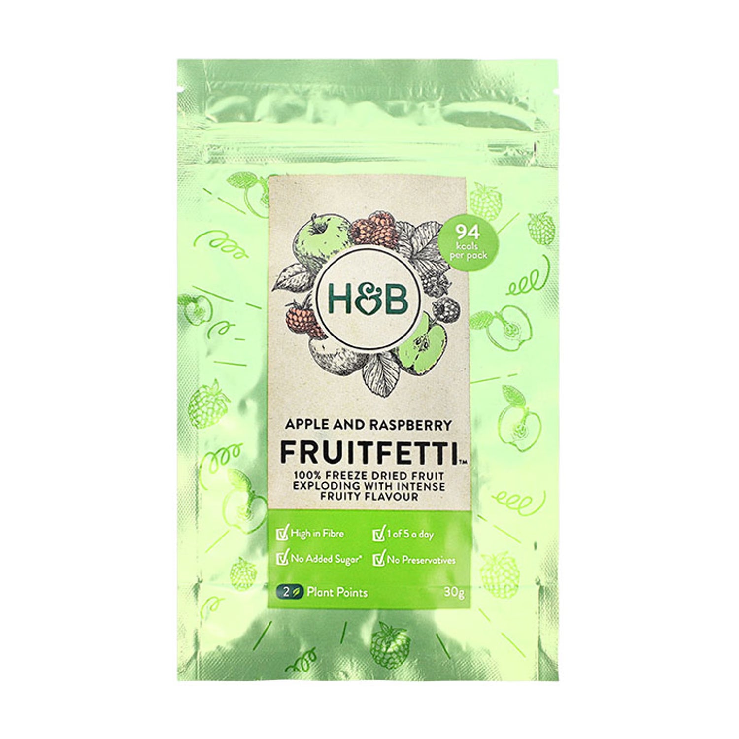 Holland Barrett Fruitfetti Raspberry Apple 30g