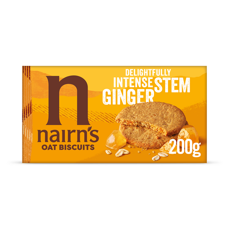 Nairns Stem Ginger Oat Biscuits 200g