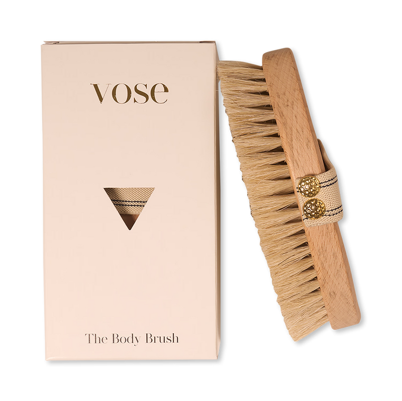 100% horse hair dry body brush, UK version