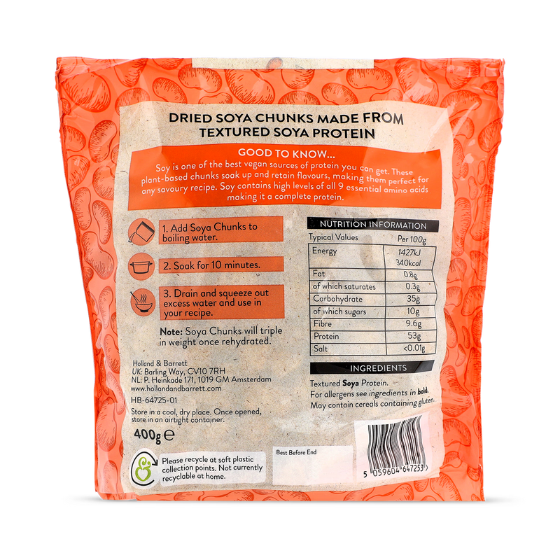 Holland Barrett Soy Protein Chunks 400g