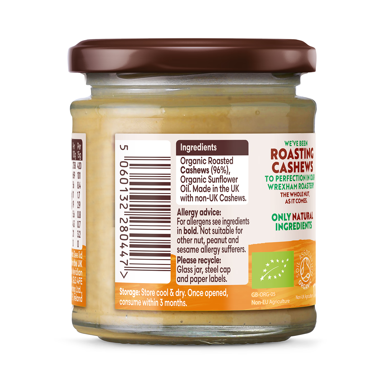 Meridian Organic Cashew Butter 170g