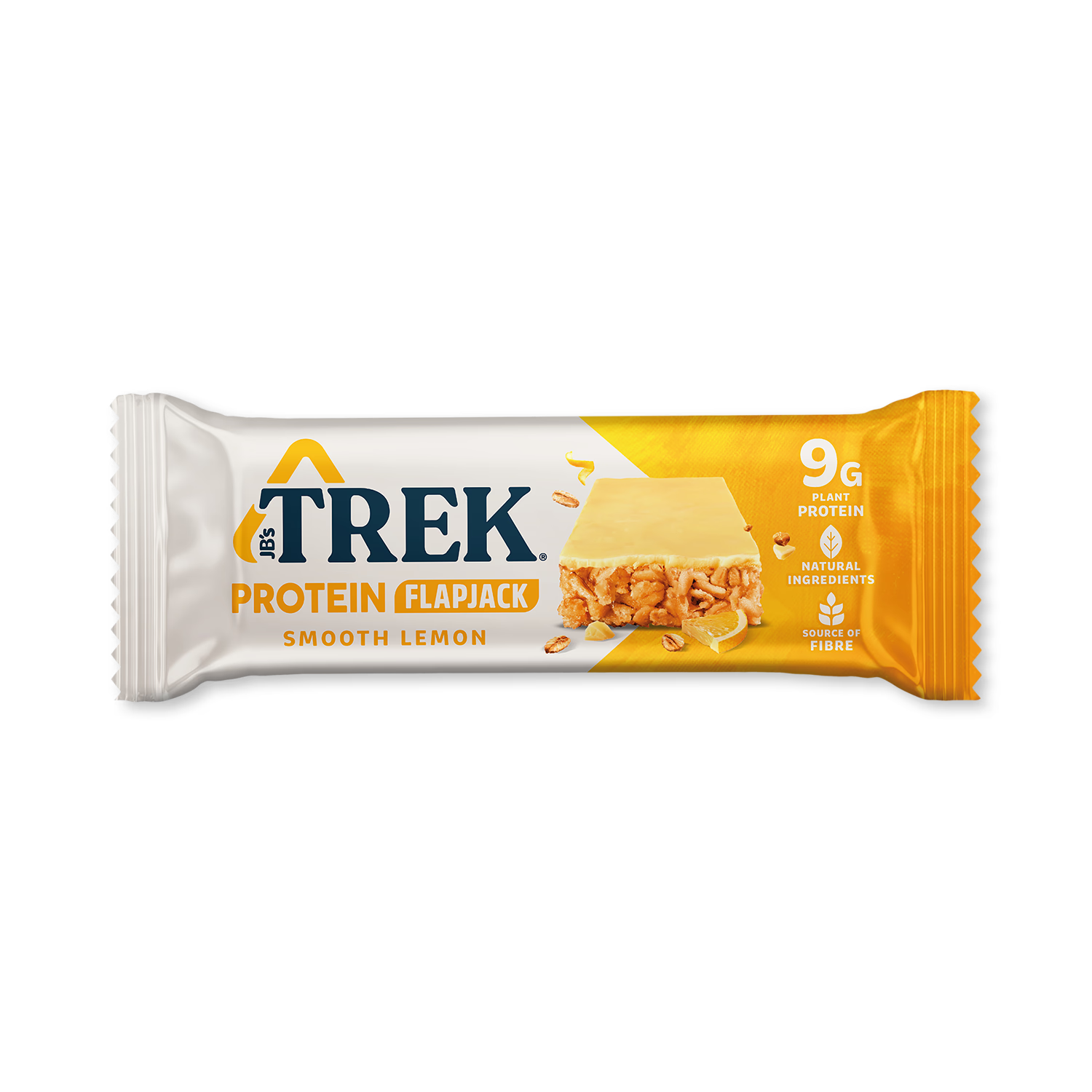 TREK Smooth Lemon Protein Flapjack 50g