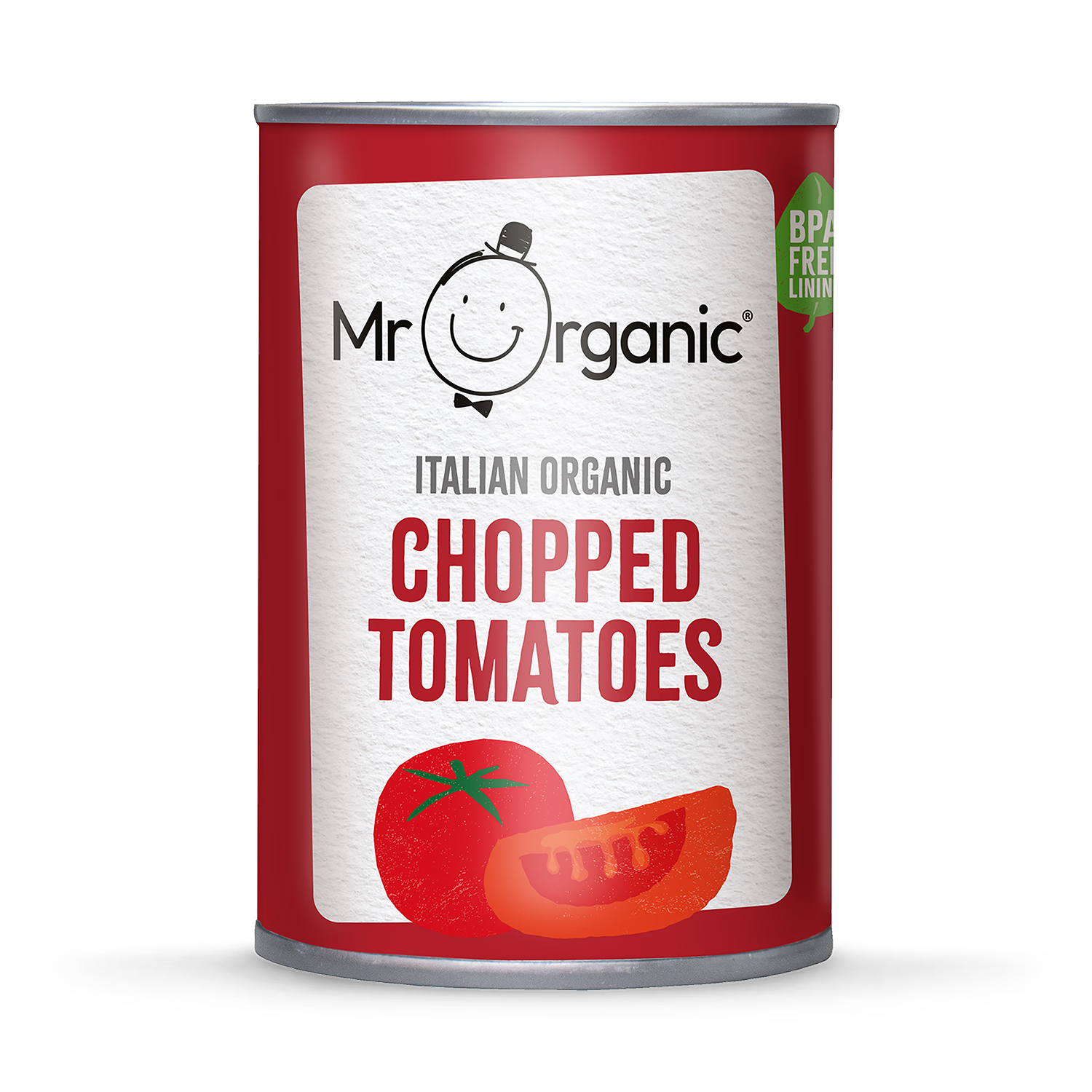 Mr Organic Italian Organic Chopped Tomatoes 400g