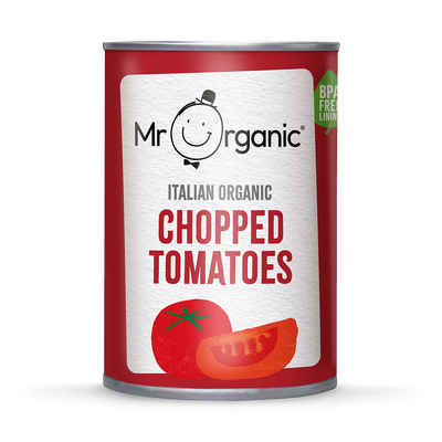 Holland & Barrett Mr Organic Italian Organic Chopped Tomatoes 400g- Buy online at McGrocer
