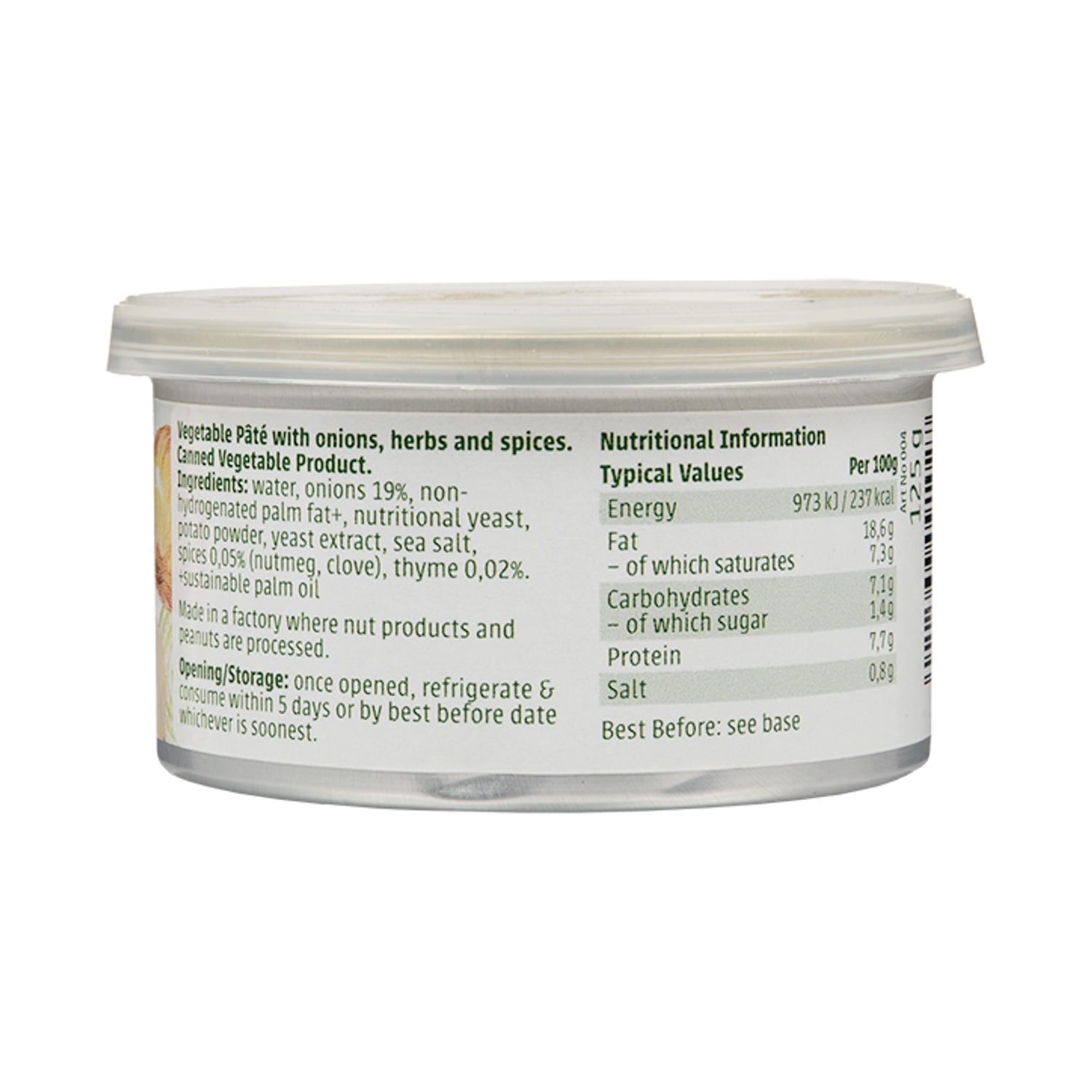 Granovita Vegetable Pate 125g