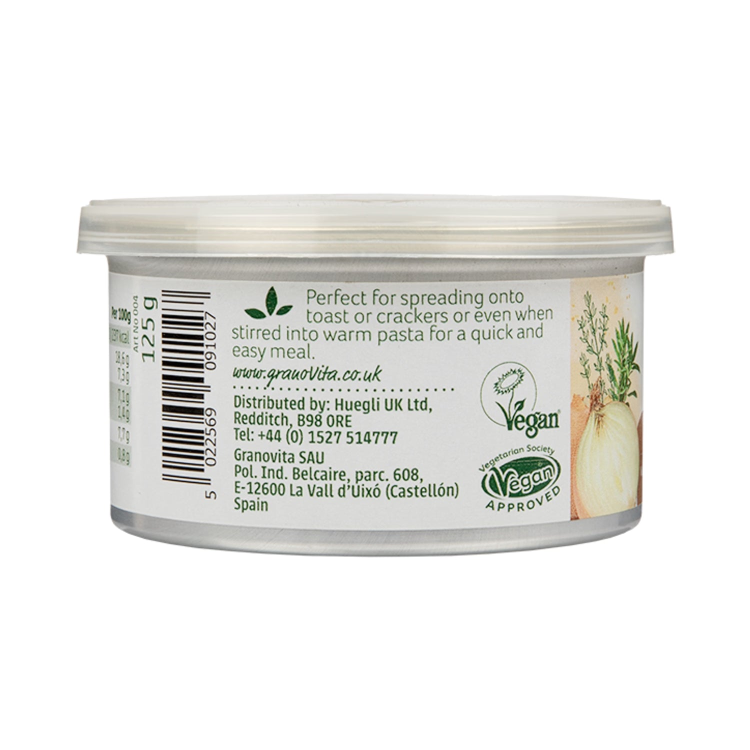 Granovita Vegetable Pate 125g