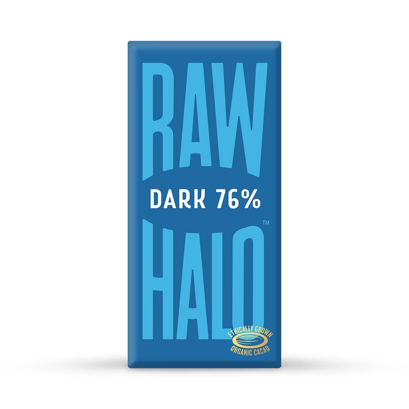 Raw Halo Vegan Pure Dark Raw Chocolate 70g