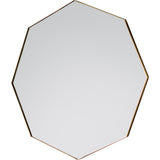 Gallery Bowie champagne octagon mirror 80cm (British brand)