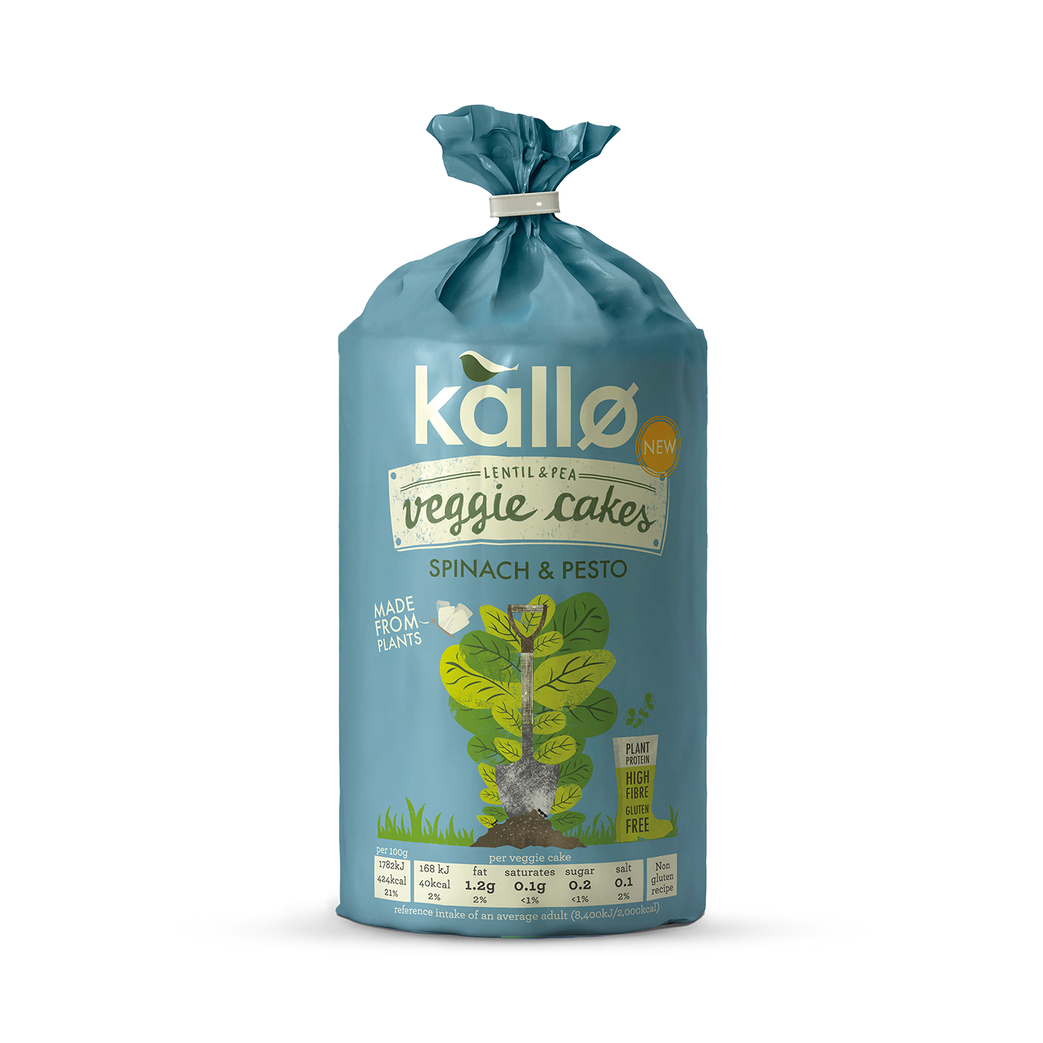 Kallo Spinach and Pesto Veggie Cakes 122g