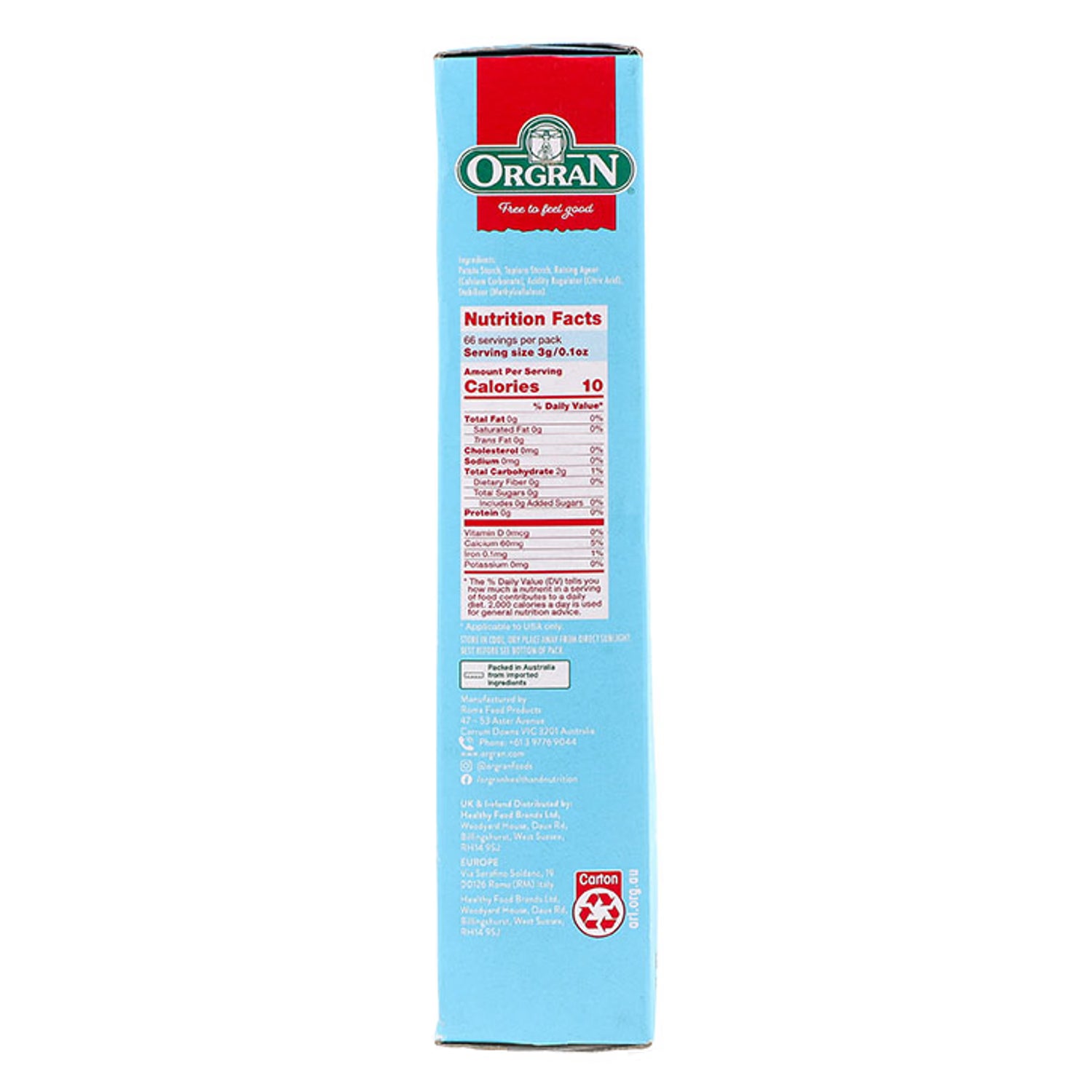 Orgran No Egg Vegan Egg Replacer 200g