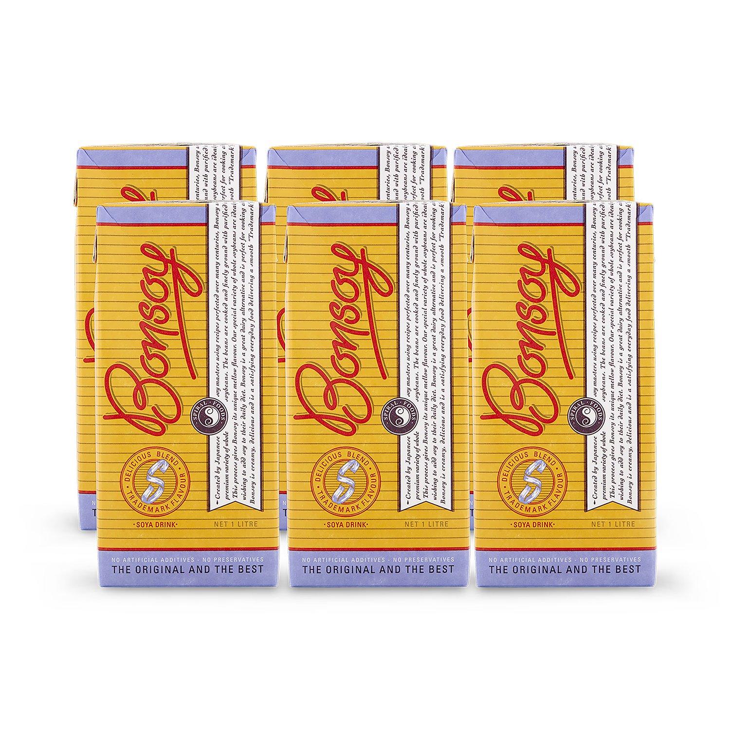Bonsoy Soya Mlk Drink 6x 1L