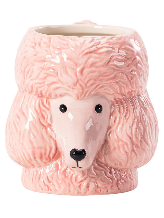 George Home Pink Poodle-Shaped Mug GOODS ASDA   