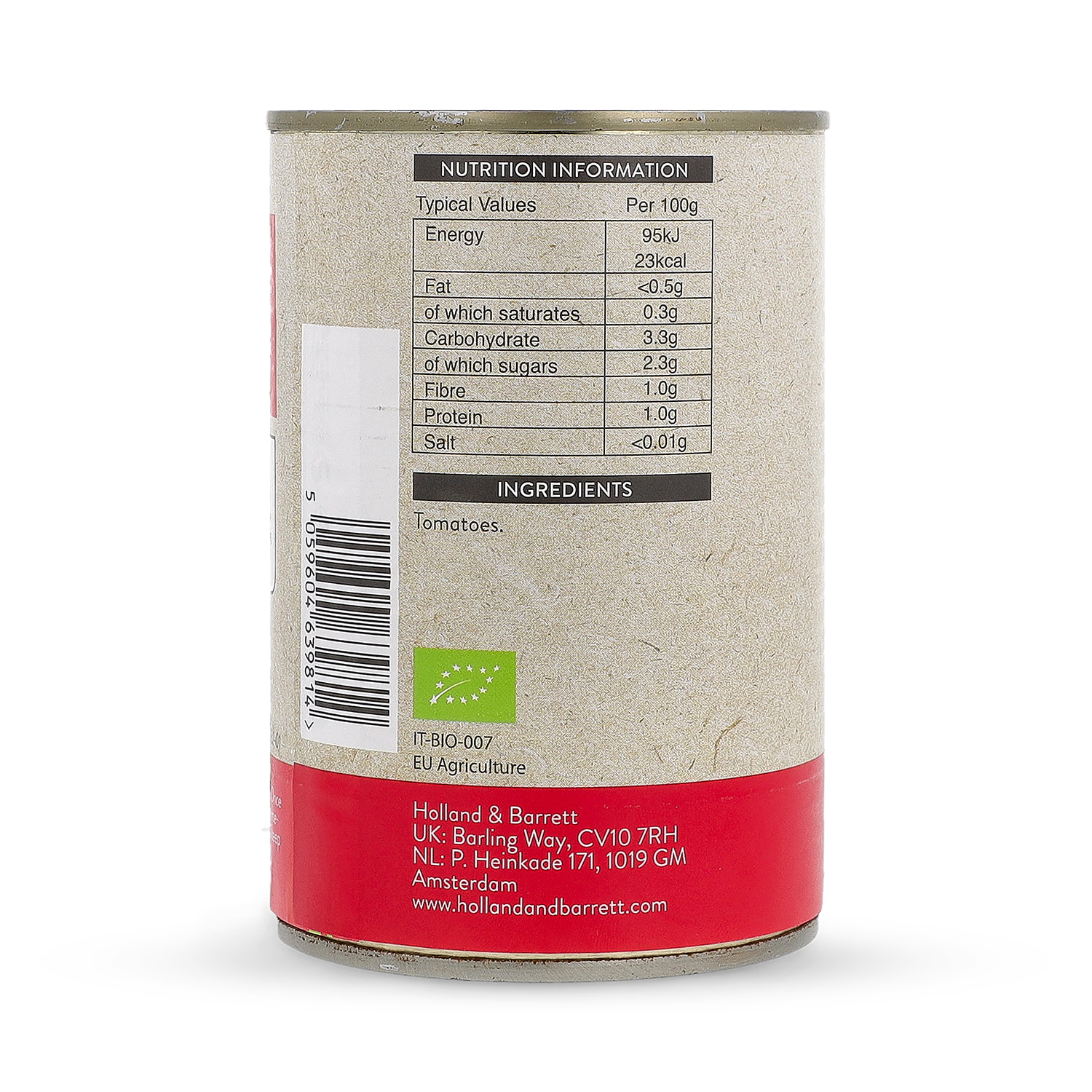 Organic Chopped Tomatoes 400g