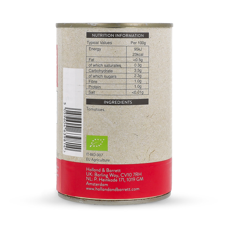 Organic Chopped Tomatoes 400g
