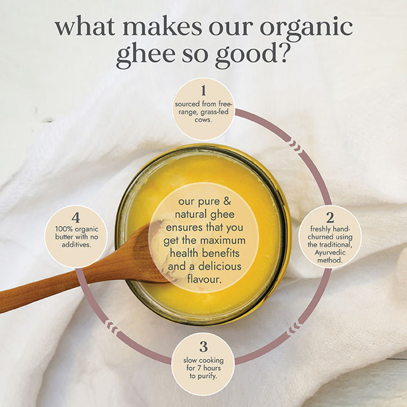 Organic Clarified Butter Ghee 230g