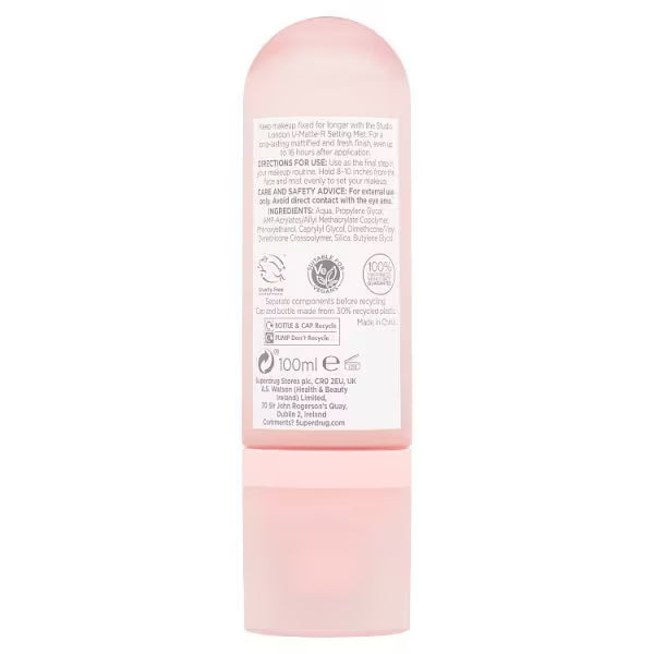 Setting Mist Matte Makeup Mini 60ml, imported from the UK