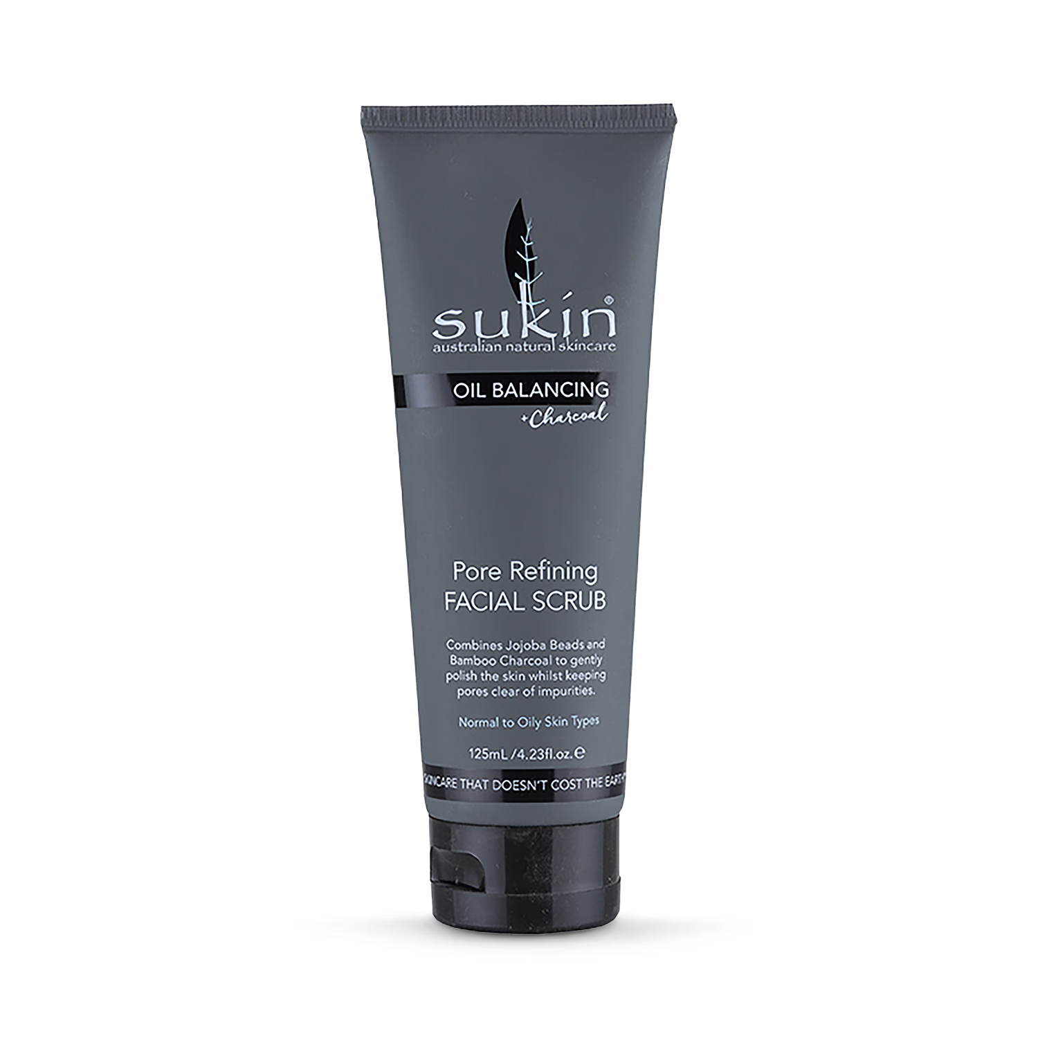 Oil Balancing Charcoal Pore Refining Facial Scrub 125ml