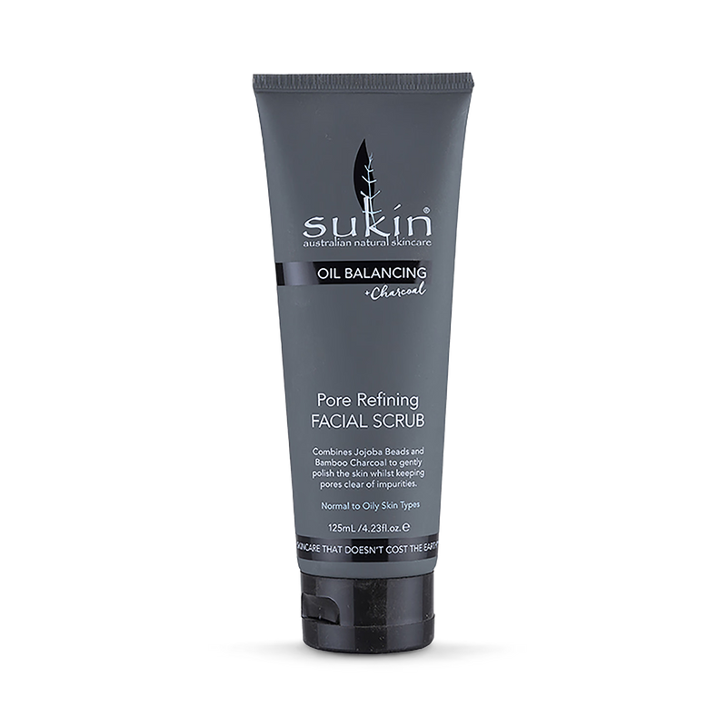 Oil Balancing Charcoal Pore Refining Facial Scrub 125ml