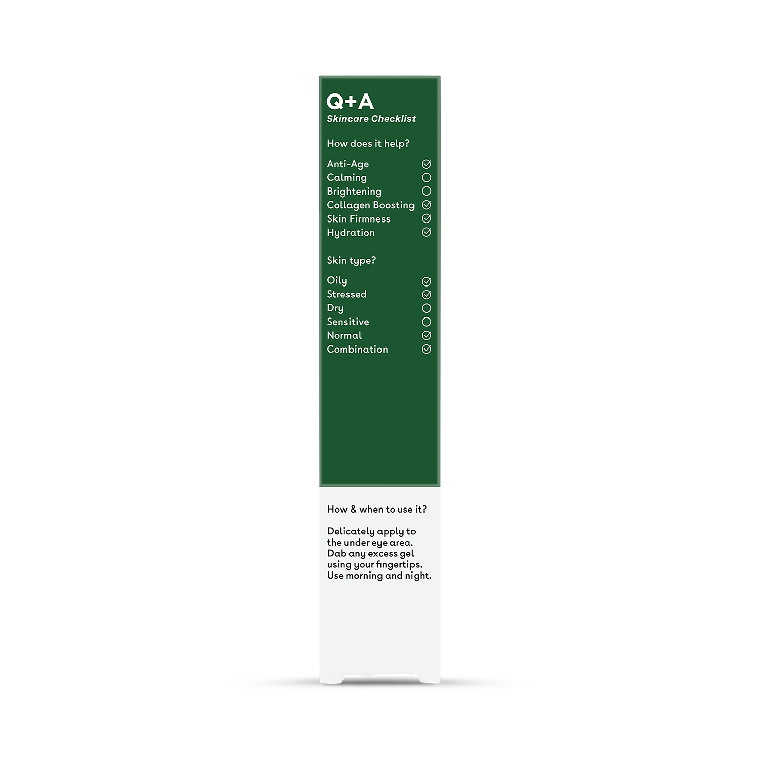 Seaweed Peptide and Aloe Vera Eye Gel 15ml