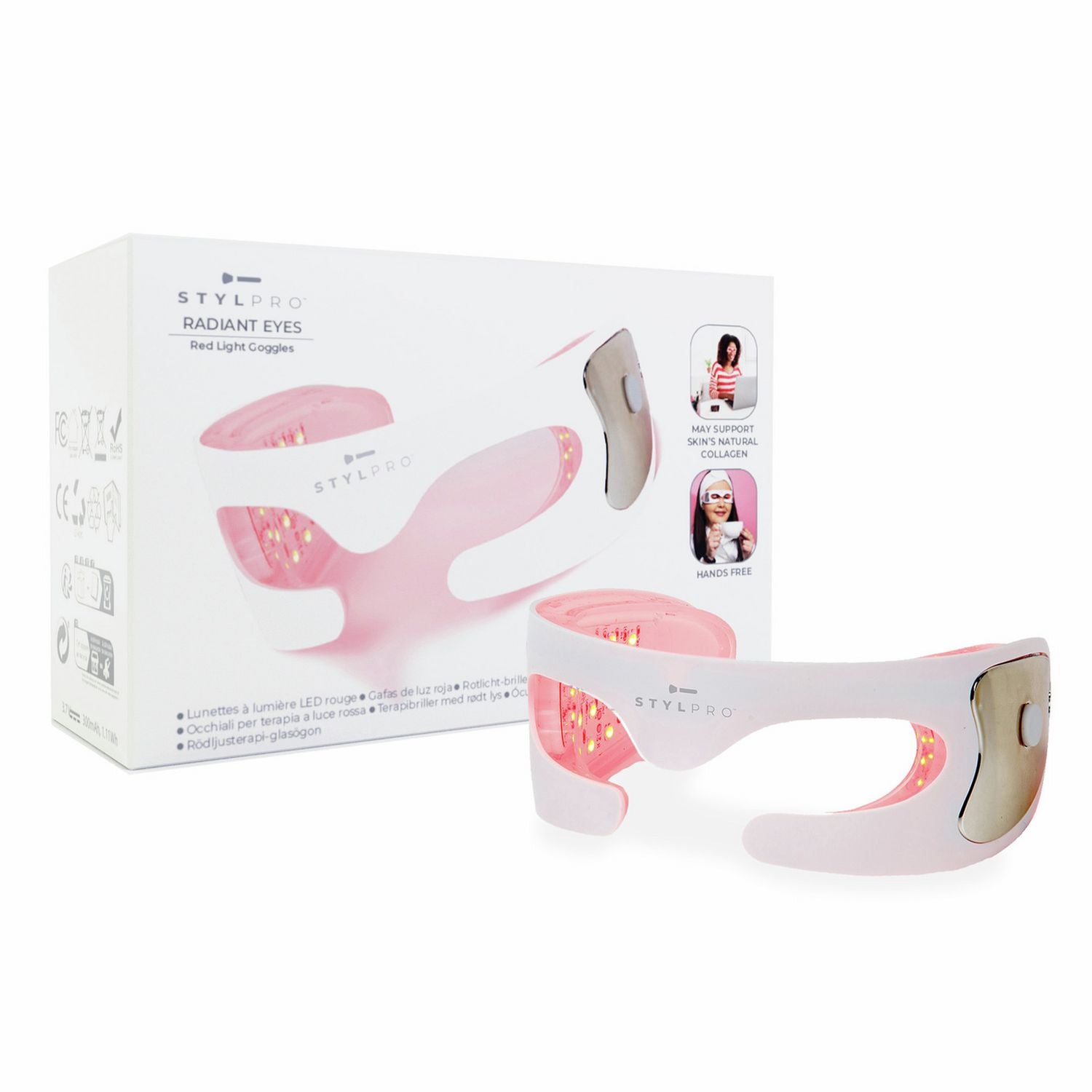 STYLPRO Radiant Eyes red light therapy goggles (British brand)