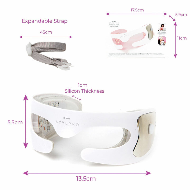 STYLPRO Radiant Eyes red light therapy goggles (British brand)