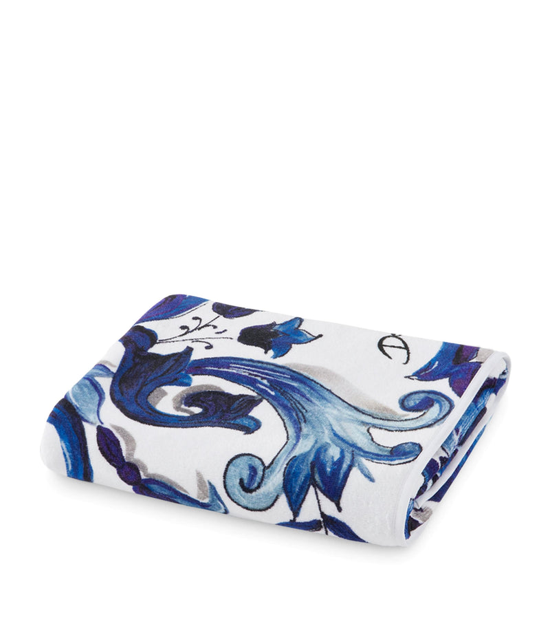 Dolce&Gabbana Casa Blu Mediterraneo hand towel 60cm x 110cm - British product