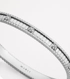 Marli New York white gold diamond bangle, UK version