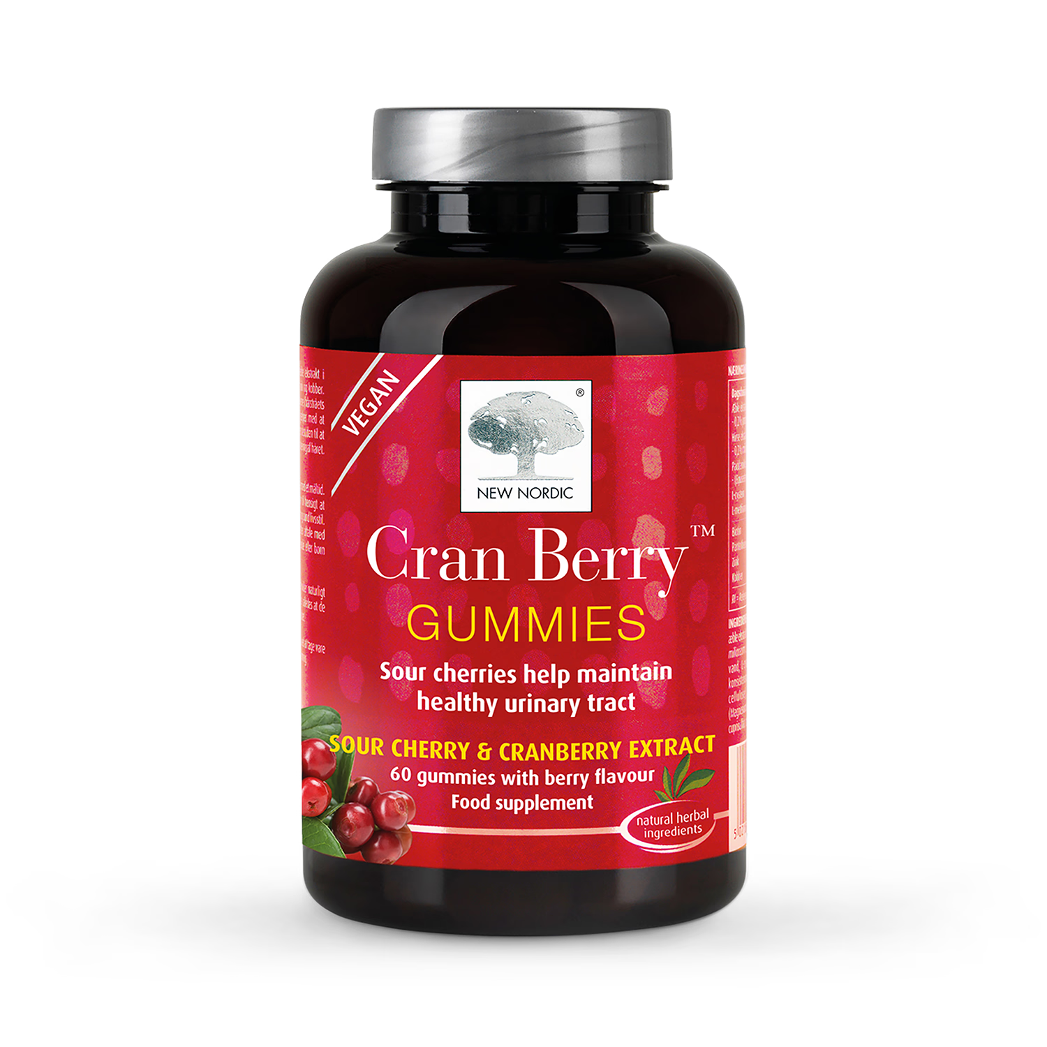 Urinary Tract Support Cranberry and Sour Cherry Gummies 60s